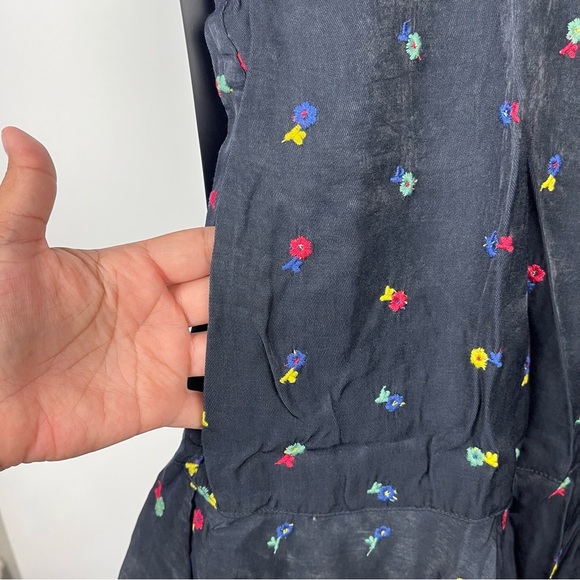 NEW Tuckernuck Floral Embroidered Callahan Shirt Dress Long Sleeve Size Small - Picture 8 of 11